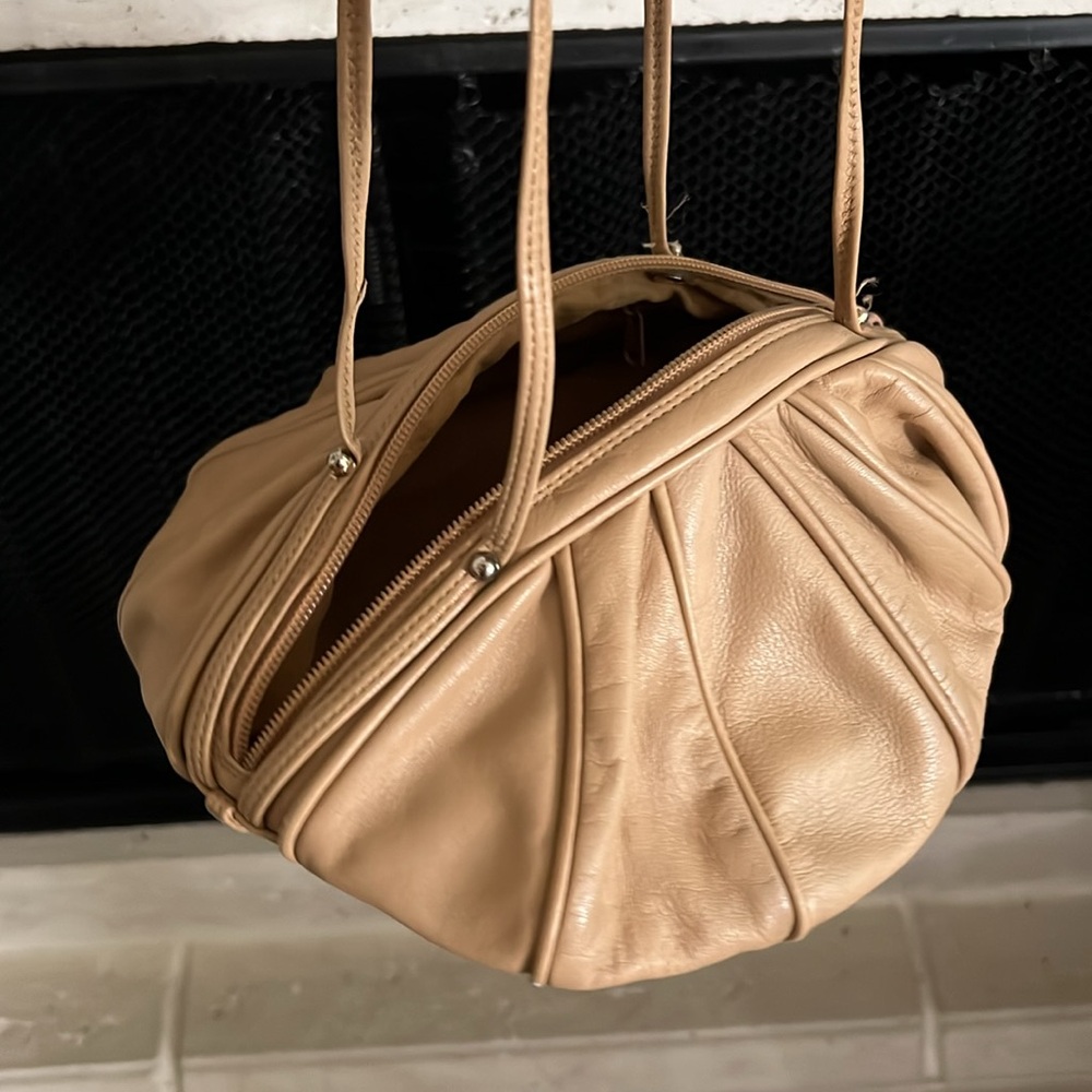 Vintage Brio Sherif round leather shoulder bag